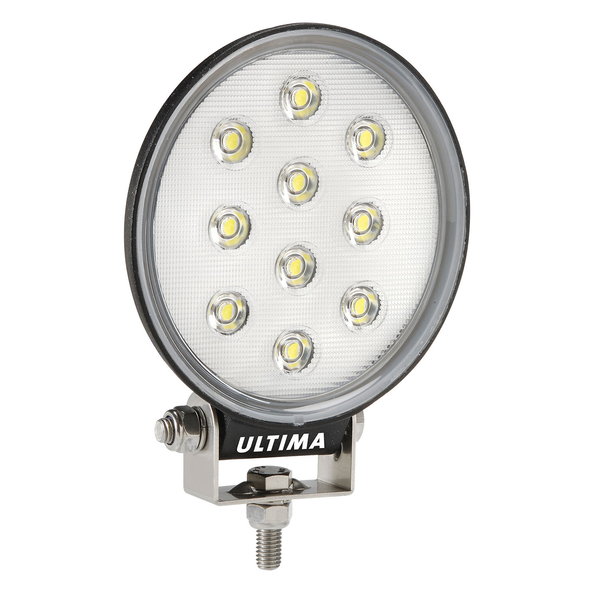 BWI Ultima, Work Lamp Flood, 1000 Lumens, Black, Round, Light Output 1000 lumen, Light Bulb Type LED, Model# UT-72425-2